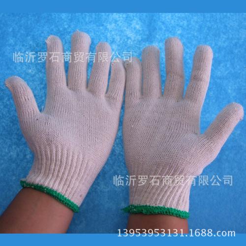 45克厂家直销出口韩国纯棉手套灯罩棉纱线手套工作劳保手套工业